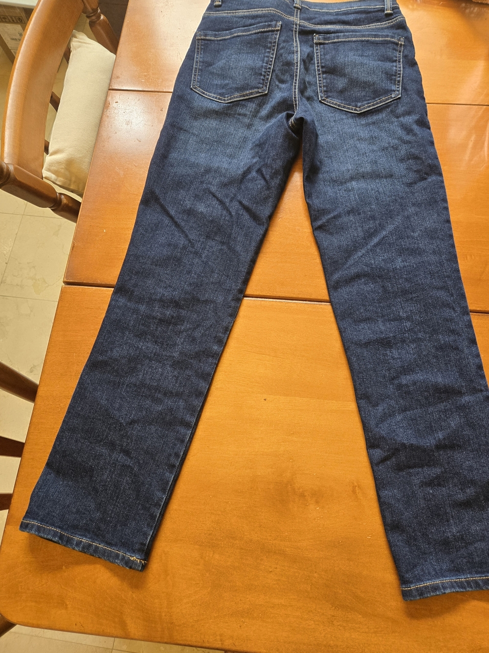 Gloria Vanderbilt Dark Blue Flare Jeans - Picture 2 of 3